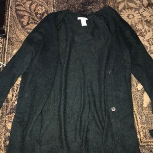 Dark Green Cardigan